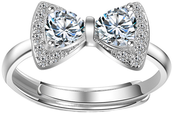 Кольцо женское Ice&High, цвет: серебряный, белый. ZR888367