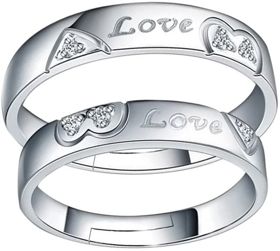 Кольцо женское Ice&High, цвет: серебряный, белый. ZR888389
