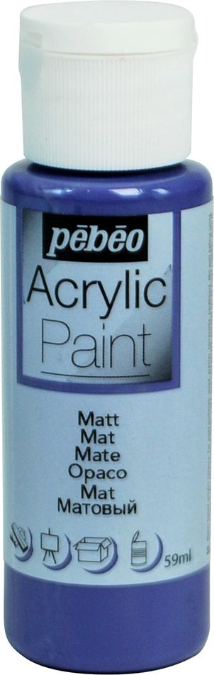 Pebeo Краска акриловая Acrylic Paint матовая цвет 097826 ирис 59 мл