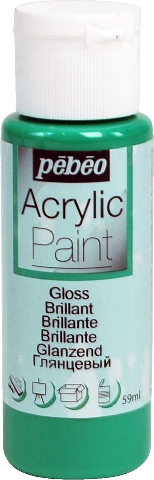 Pebeo Краска акриловая Acrylic Paint глянцевая цвет 097859 зеленая листва 59 мл