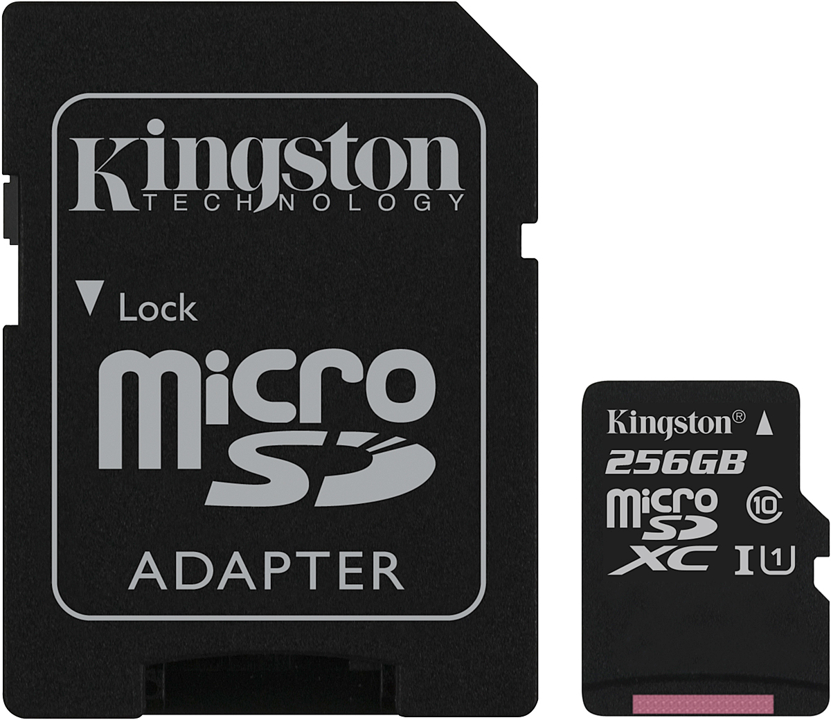 Kingston microSDXC Canvas Select 80R CL10 UHS-ISP 256GB карта памяти с адаптером