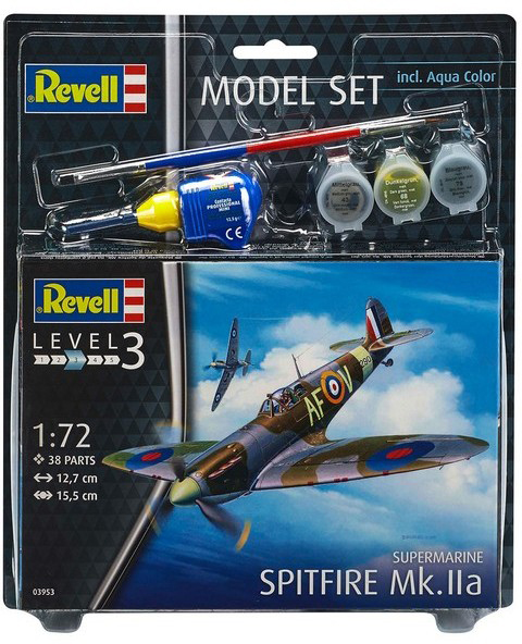 Revell Модель для сборки Набор Британский истребитель времен Второй мировой войны Spitfire Mk. IIa