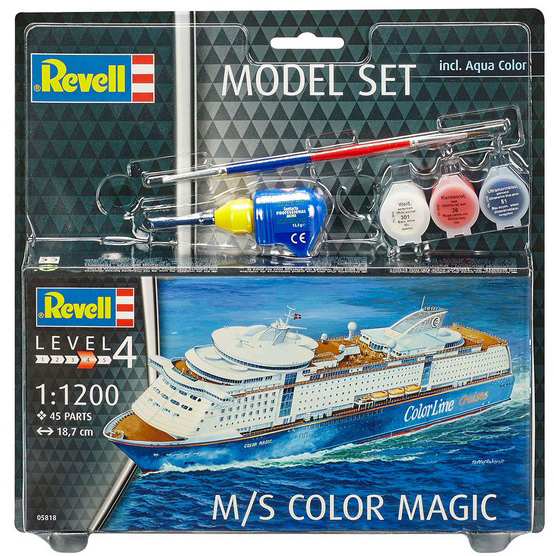 Revell Модель для сборки Набор Круизный паром M/S Color Magic