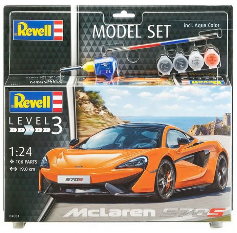 Revell Модель для сборки Набор Спортивный автомобиль McLaren 570S