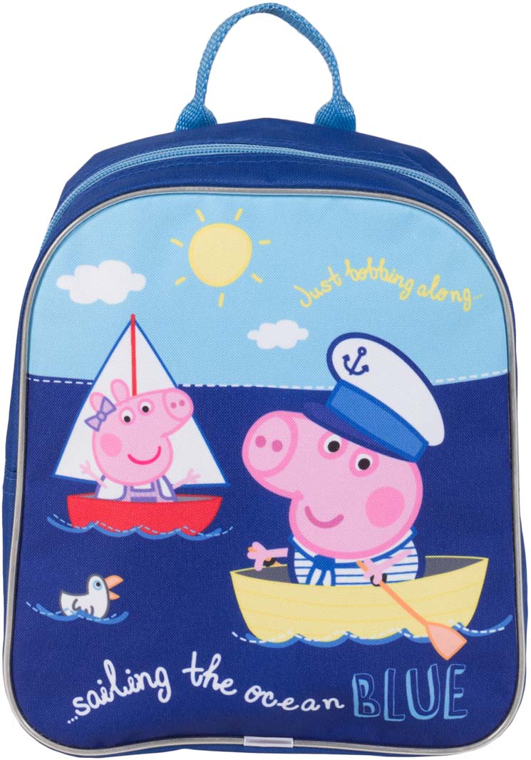 Peppa Pig Рюкзак детский Свинка Пеппа и море цвет синий 33603