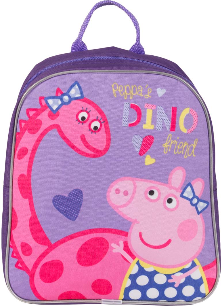 Peppa Pig Рюкзак детский Свинка Пеппа и Дино цвет фиолетовый 33604