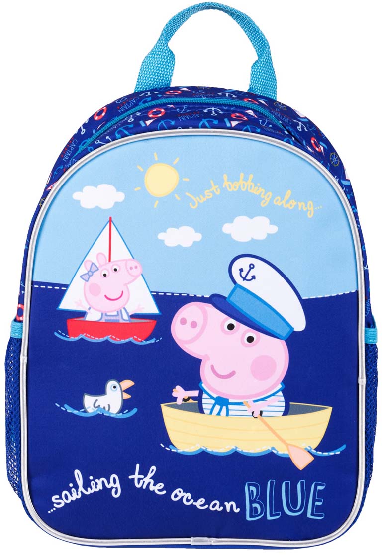 Peppa Pig Рюкзак детский Свинка Пеппа и море цвет синий 33619