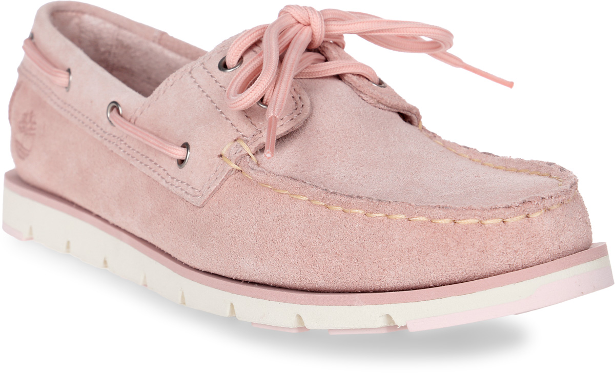 Топсайдеры женские Timberland Suede Boot Shoe, цвет: розовый. TBLA1P83W. Размер 5,5 (35)