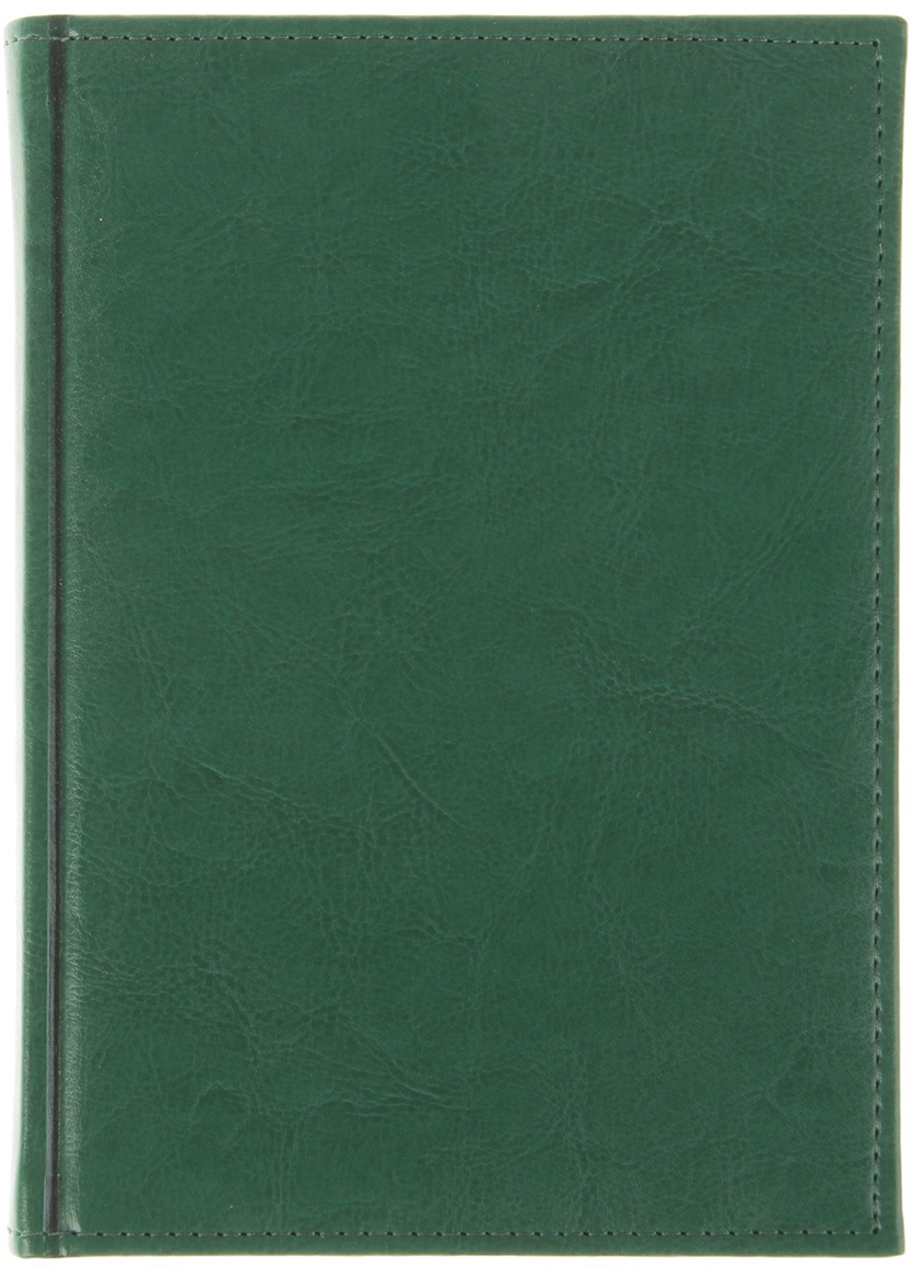 Бриз Ежедневник Небраска недатированный 160 листов цвет зеленый формат А5