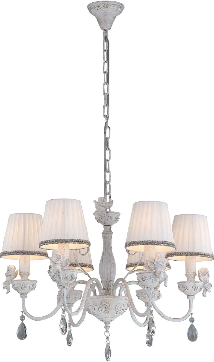 Светильник подвесной Arte Lamp Сherubino, 6 х E14, 40 W. A5656LM-6WG arte lamp a5656lm 6wg