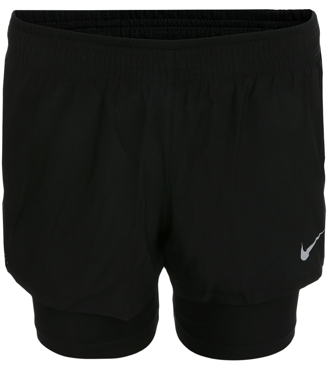 Шорты женские Nike 10k 2-in-1 Running Shorts, цвет: черный. 902283-010. Размер XS (40/42)