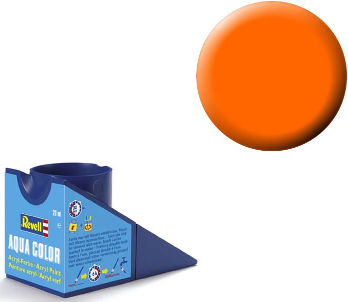 Revell Инструмент для сборки моделей Аква-краска глянцевая цвет оранжевый