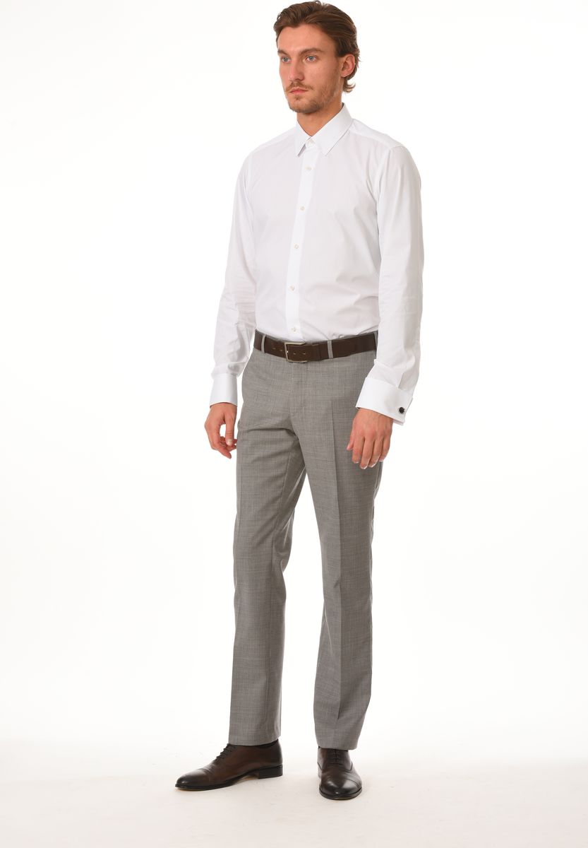Рубашка мужская Dave Raball, цвет: белый. 007705 SF. Размер 41 (50/52-182)