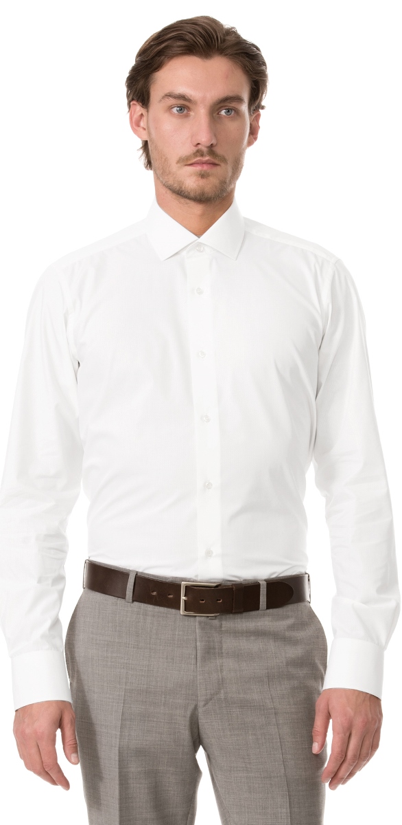 Рубашка мужская Dave Raball, цвет: белый. 008291 SF. Размер 40 (48/50-182)