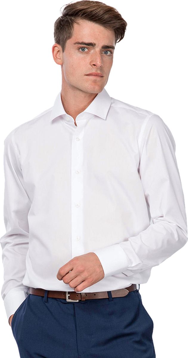 Рубашка мужская Dave Raball, цвет: белый. 009209 RF. Размер 42 (52/54-182)