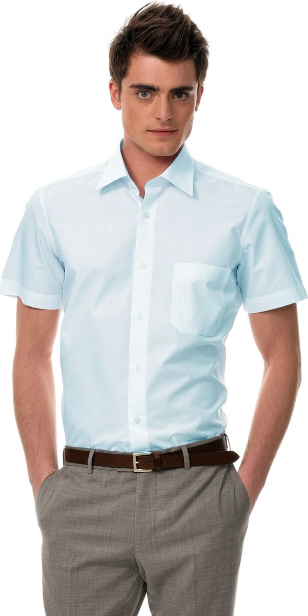 Рубашка мужская Dave Raball, цвет: голубой. 007501 SFs. Размер 40 (48/50-176)