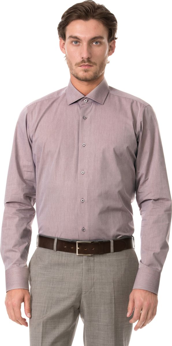 Рубашка мужская Dave Raball, цвет: коричневый. 008298 RF. Размер 45 (58/60-194)
