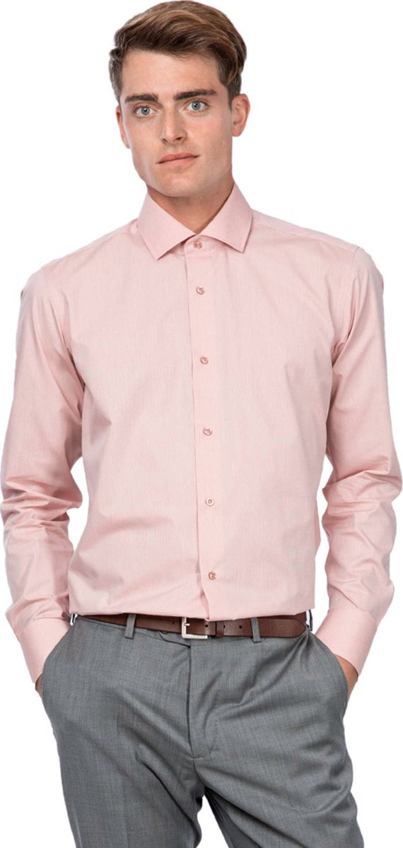 Рубашка мужская Dave Raball, цвет: розовый. 008295 SF. Размер 39 (46/48-188)
