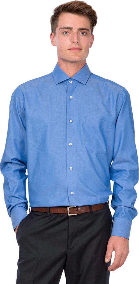 Рубашка мужская Dave Raball, цвет: синий. 009467 SF. Размер 42 (52/54-188)