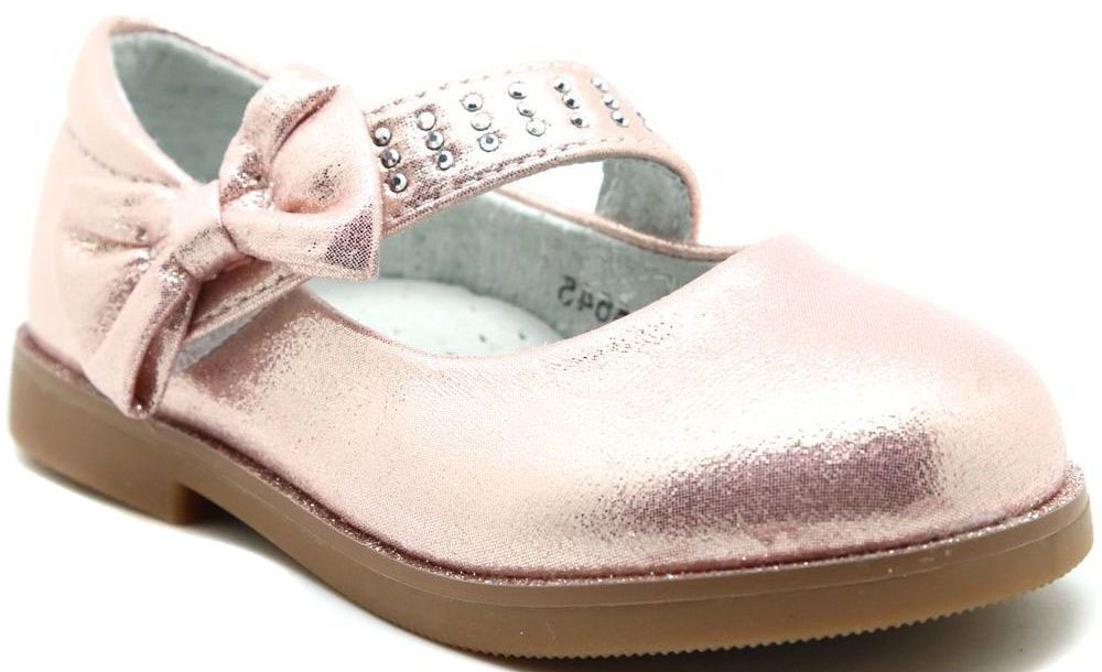 Туфли для девочки Капитошка, цвет: розовый. C8645. Размер 26