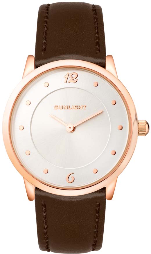 Часы наручные женские Sunlight, цвет: коричневый. S303ARS-01LC