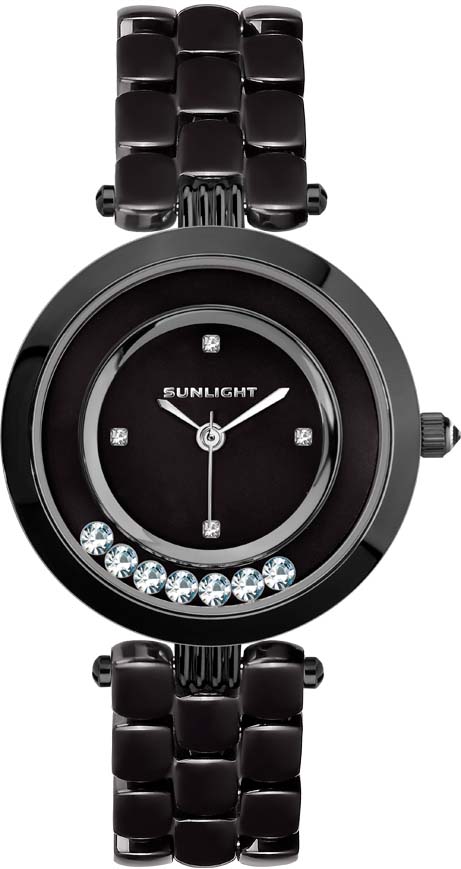 Часы наручные женские Sunlight, цвет: черный. S320ABB-01BC