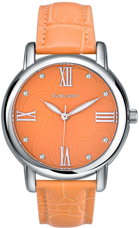 Часы наручные женские Sunlight, цвет: оранжевый. S345ASC-01LC
