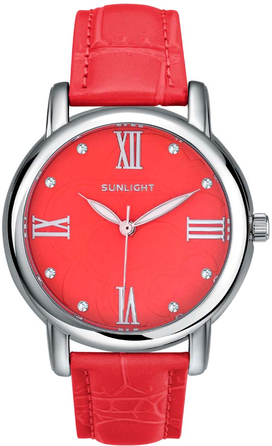 Часы наручные женские Sunlight, цвет: красный. S345ASM-01LM