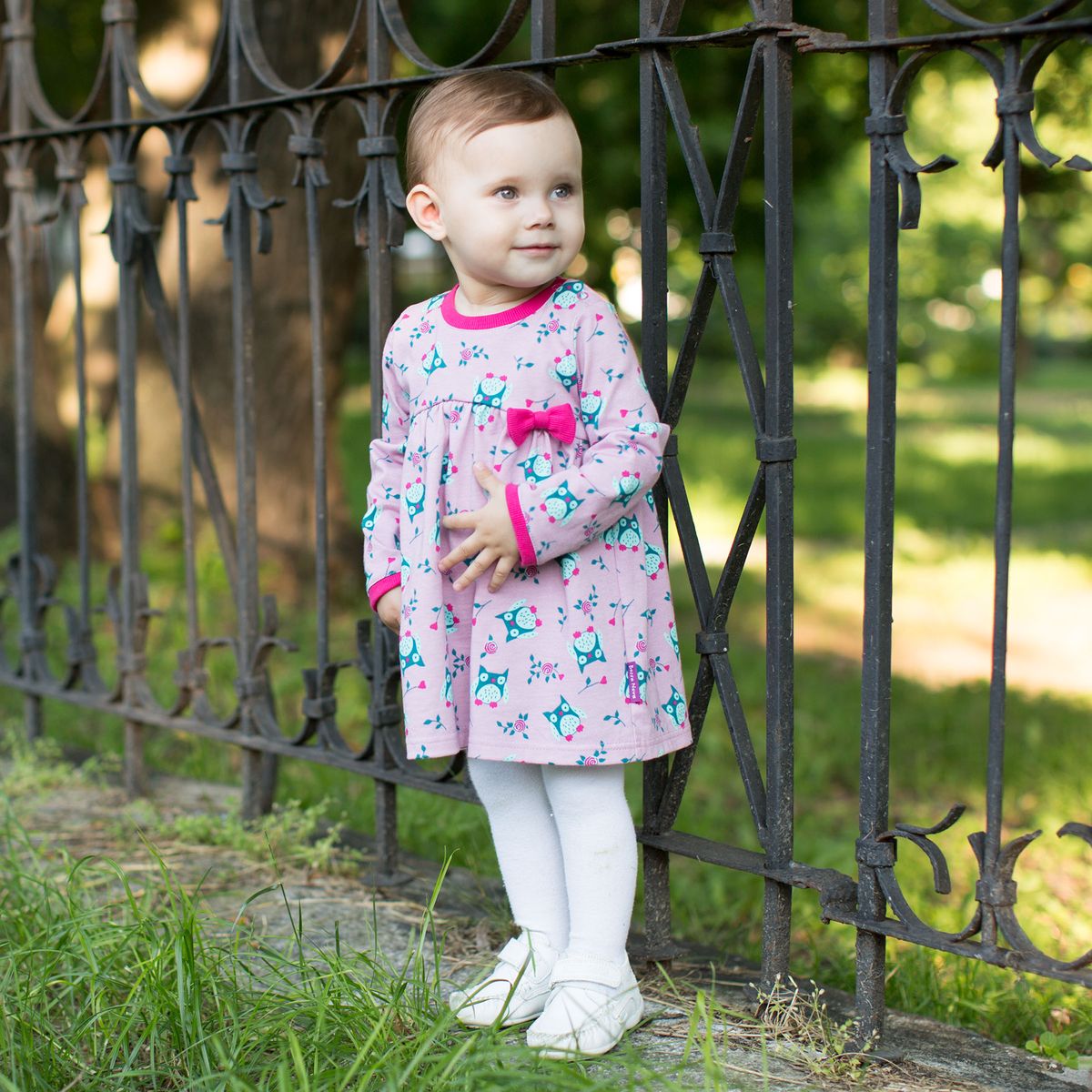 Платье детское Bossa Nova, цвет: розовый. 137Б-181. Размер 74/80