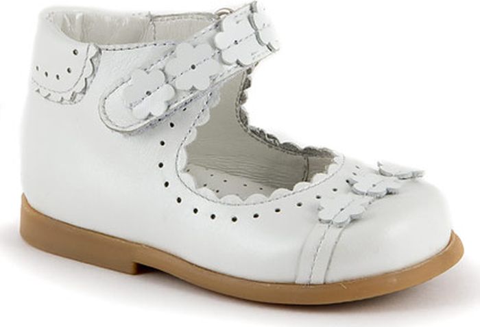 Туфли для девочки Скороход, цвет: белый. 12-320-3. Размер 21