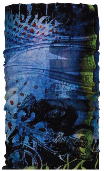 Бандана Wind X-Treme, цвет: синий, черный. 1279. Размер универсальный