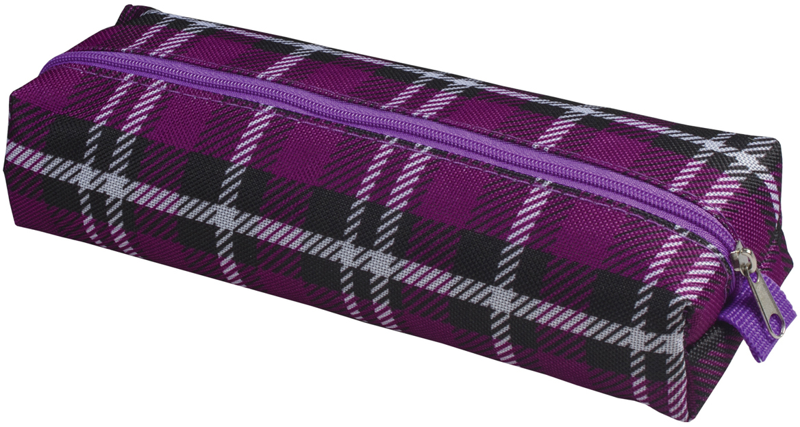 Brauberg Пенал-косметичка Шотландия цвет темно-фиолетовый