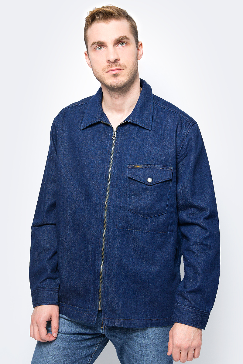 Куртка мужская Lee, цвет: синий. L87DRC36. Размер M (48)