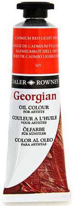 Daler Rowney Краска масляная Georgian цвет кадмий красный светлый (имитация) 38 мл