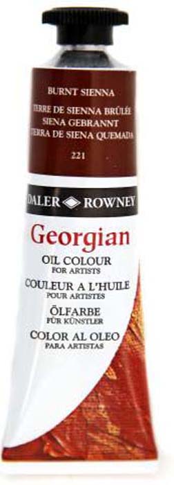 Daler Rowney Краска масляная Georgian цвет сиена жженая 38 мл