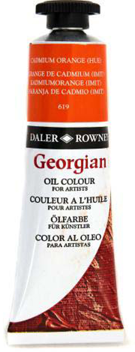 Daler Rowney Краска масляная Georgian цвет кадмий оранжевый (имитация) 38 мл