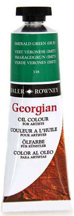 Daler Rowney Краска масляная Georgian цвет изумрудный зеленый (имитация) 38 мл