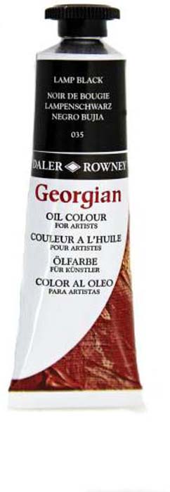 Daler Rowney Краска масляная Georgian цвет сажа газовая 38 мл