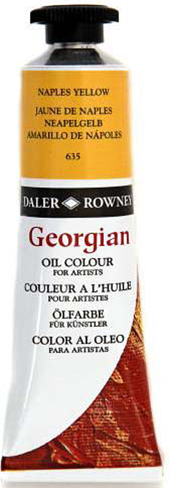 Daler Rowney Краска масляная Georgian цвет неаполитанский желтый 38 мл