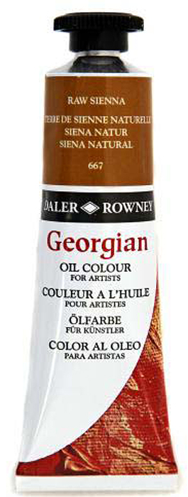 Daler Rowney Краска масляная Georgian цвет сиена натуральная 38 мл