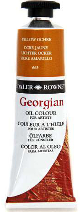 Daler Rowney Краска масляная Georgian цвет охра желтая 38 мл