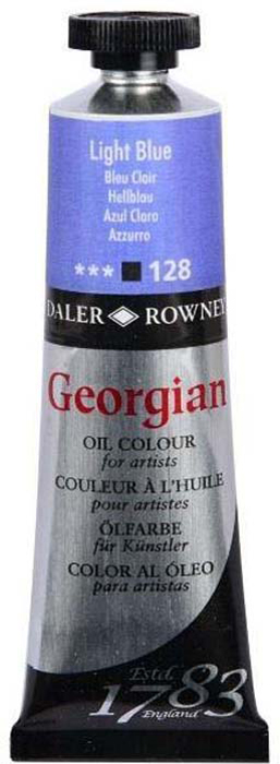 Daler Rowney Краска масляная Georgian цвет синий светлый 38 мл