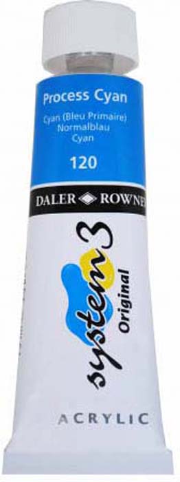 Daler Rowney Краска акриловая System 3 цвет голубой основной 59 мл