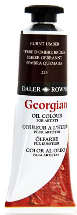 Daler Rowney Краска масляная Georgian цвет умбра жженая 38 мл