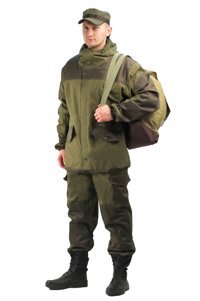 Костюм рыболовный мужской URSUS Горка 3: куртка, брюки, цвет: хаки. КОС288-д-270Ф. Размер 48/50-182/188