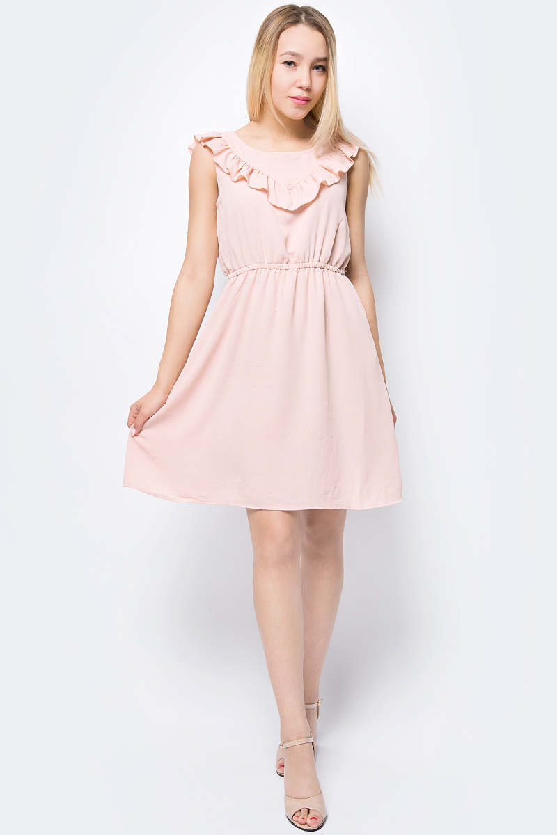 Платье Only, цвет: розовый. 15153003_Rose Smoke. Размер 40 (46)