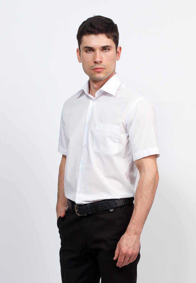 Рубашка мужская Casino, цвет: белый. c100/0/ice. Размер 41 (50)