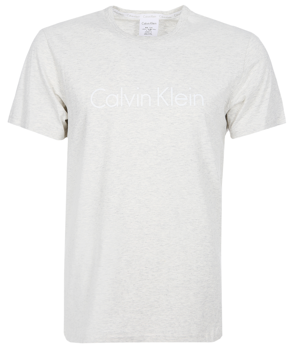 Футболка для дома мужская Calvin Klein Underwear, цвет: серый. NM1129E_OW5. Размер XL (54)