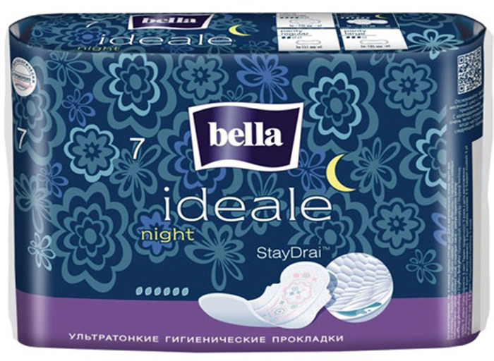 Bella Прокладки женские гигиенические Ideale Ultra Night, 7 шт