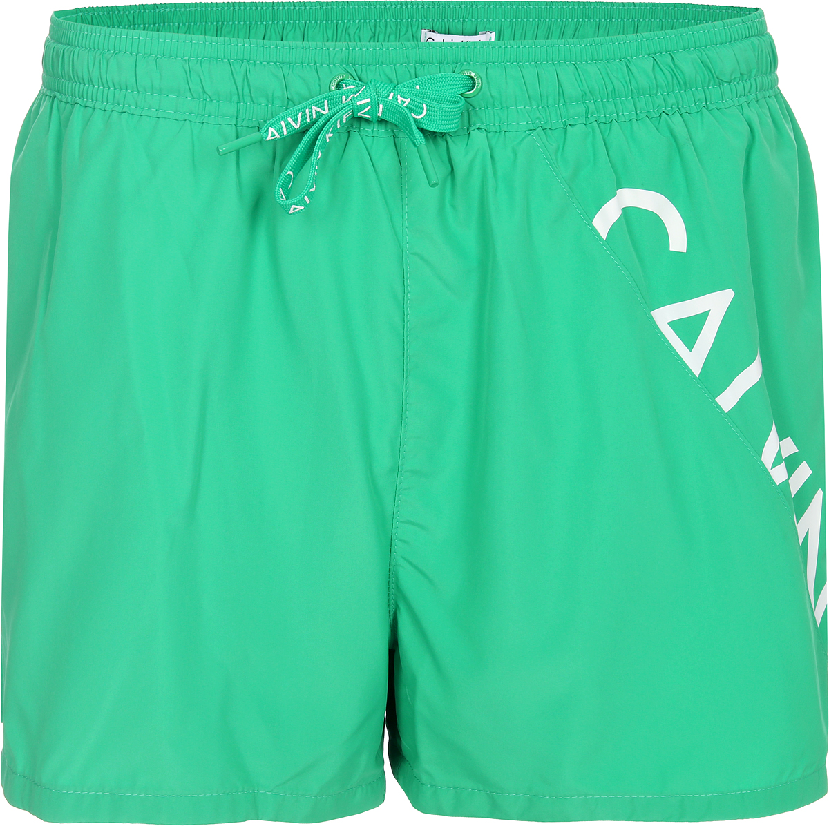 Шорты для плавания мужские Calvin Klein Underwear, цвет: ментоловый. KM0KM00161_312. Размер M (50)